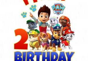 Paw Patrol Birthday Iron On Transfers Paw Patrol Iron On Transfer Birthday Boy 02 Luvibeekidsco