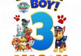 Paw Patrol Birthday Iron On Transfers Paw Patrol Iron On Transfer Birthday Boy Luvibeekidsco