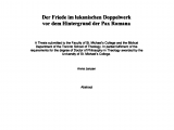 Pax 3 Black Friday 2019 Canada Der Friede Im Lukanischen Doppelwerk Vor Dem Hintergniml Der Pax