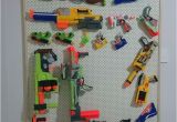 Pegboard for Nerf Guns Nerf Gun Storage Rack Pegboard with Pine Frame Nerf