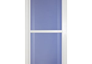 Pella Storm Door Replacement Parts Lowes Larson Tradewinds Bevel White Full View Aluminum Storm Door Common