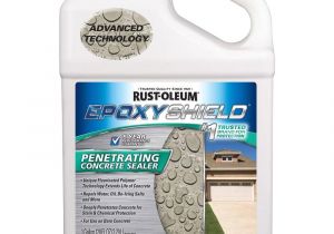 Penetrating Concrete Sealer Reviews Rust Oleum Epoxyshield 1 Gal Clear Penetrating Concrete