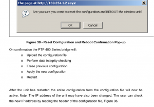 Pensacola Lock and Safe 54xx Fixed Point to Point Wireless Bridge User Manual Ptp 400 Series