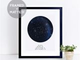 Personalized Night Sky Poster Custom Night Sky Poster Finch Cotter