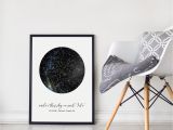 Personalized Night Sky Poster Custom Night Sky Poster Finch Cotter