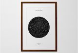 Personalized Night Sky Poster Personalized Star Map Print or Poster Of the Night Sky