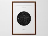 Personalized Night Sky Poster Personalized Star Map Print or Poster Of the Night Sky