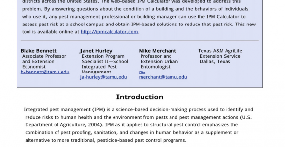 Pest Control Bryan Tx Pdf Regulating Pesticide Use In United States Schools