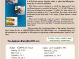 Pest Control Bryan Tx Pesticide Licensing Training Pdf