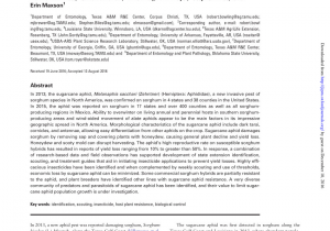 Pest Control Mcdonough Ga Pdf Insecticide Control Of Sugarcane Aphid On Grain sorghum 2014