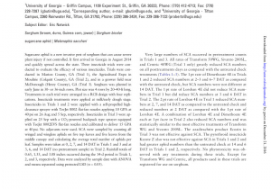 Pest Control Mcdonough Ga Pdf Insecticide Control Of Sugarcane Aphid On Grain sorghum 2014