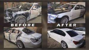 Pick and Pull Auto Parts Houston Watch This Russian Body Shop Completely Repair A totaled Bmw 7