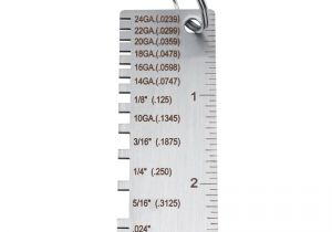 Picture Of Measuring tools with Name 1pcs Metal Sheet Thickness Gauge Stainless Steel Wire Welding Gage