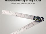 Picture Of Measuring tools with Name 2019 Multifunctional Measuring tool Digital Angle Ruler 360 Lcd