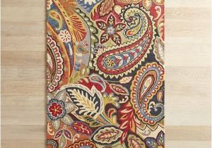 Pier One Rugs 8×10 Vibrant Paisley Wool Rug Pier 1 Imports