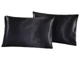 Pillow Sham Vs Pillowcase Us Uk Russia Size Pillow Case Satin solid Color Luxury Silk