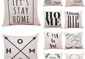 Pillow Shams Vs Cases Quotes and Sayings Linen Cushion Covers Home Office sofa Square
