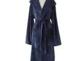 Pine Cone Hill Robes Pine Cone Hill Selke Fleece Indigo Hooded Robe Ships Free