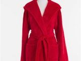 Pine Cone Hill Robes Pine Cone Hill Selke Fleece Red Hooded Robe Ships Free