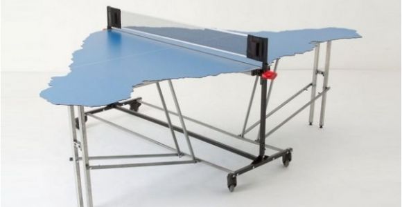 Ping Pong Table Shaped Like Easter island Ping Pong Table Shaped Like Easter island Neatorama