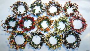 Pip Berry Taper Candle Rings Pip Berry Candle Rings 2 Quot Color Variations Ebay