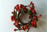 Pip Berry Taper Candle Rings Two 1 Quot Pip Berry Taper Candle Rings Red Primitive