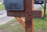 Plans for 6×6 Mailbox Post 6×6 Cedar Mailbox Post