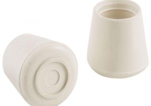 Plastic Furniture Legs Home Depot Everbilt 5 8 In Off White Rubber Leg Tips 4 Per Pack 49118 the