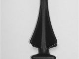 Plastic Wrought Iron Fence toppers 25 Each 1 2 Inch Black Plastic Finial tops for Wrought