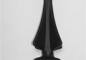 Plastic Wrought Iron Fence toppers 25 Each 1 2 Inch Black Plastic Finial tops for Wrought