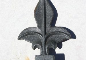 Plastic Wrought Iron Fence toppers Cast Iron Spear Finial Spire ornamental Fence topper 1