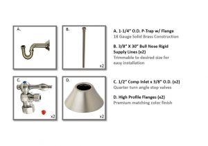 Plumbing Supply Kingston Ny Kingston Brass Cc53308lkb30 Traditional Plumbing Sink Trim Kit with