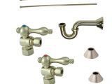 Plumbing Supply Kingston Ny Kingston Brass Classic Decorative 1 1 4 In Brass P Trap and Supply