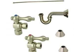 Plumbing Supply Kingston Ny Kingston Brass Classic Decorative 1 1 4 In Brass P Trap and Supply