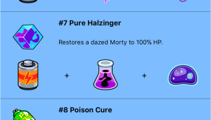 Pocket Mortys List Of Recipes Recipes for Pocket Mortys for Ios Free Download and software