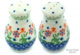 Polish Pottery Salt and Pepper Grinders Polish Pottery Salt and Pepper Shakers Polish Pottery Salt