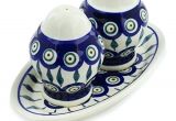 Polish Pottery Salt and Pepper Grinders Polish Pottery Salt and Pepper Shakers Polish Pottery Salt