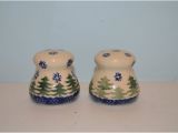 Polish Pottery Salt and Pepper Shakers Polish Pottery Salt and Pepper Shakers Brand New