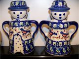Polish Pottery Salt and Pepper Shakers the Momoo Checkbook Cover