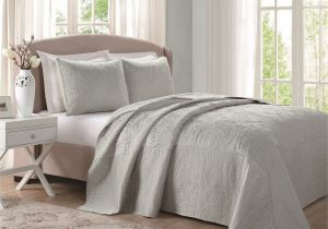 Polyester Comforter Vs Cotton Comforter Shop Laura ashley Silky Satin Quilted Bedspread Free Shipping