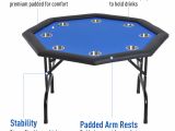 Pool Table Movers Las Vegas Cost soozier 48 8 Player Octagon Poker Table with Cup Holders Folding