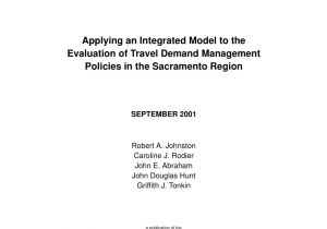 Porta Potty Rental Sacramento Pdf Applying An Integrated Model to the Evaluation Of Travel Demand