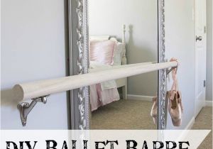 Portable Ballet Barre Diy Diy Ballet Barre and How to Hang A Heavy Mirror Inspiring Diy