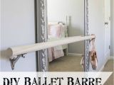 Portable Ballet Barre Wood Diy Diy Ballet Barre and How to Hang A Heavy Mirror Inspiring Diy