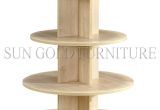 Portable Display Shelves for Craft Shows Diy 5 Tiered Round Wooden Display Stand Display Table Sz Wdr004