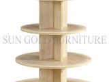 Portable Display Shelves for Craft Shows Diy 5 Tiered Round Wooden Display Stand Display Table Sz Wdr004