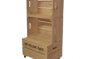 Portable Display Shelves for Craft Shows Uk Large Two Crate Wooden Retail Shelving Display Unit Store Pinte