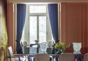 Pottery Barn Explosion Chandelier One Focal Point In This formal Dining Room is A Green Glass