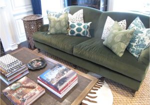 Pottery Barn Pearce sofa Replacement Cushions Living Room Olive Green Couch Not Our Couch but In Search Of