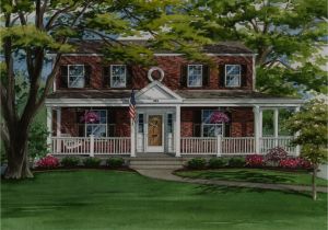 Powell House Bed and Breakfast Lexington Mi Red Brick Two Story House with Front Porch New Build In 2018